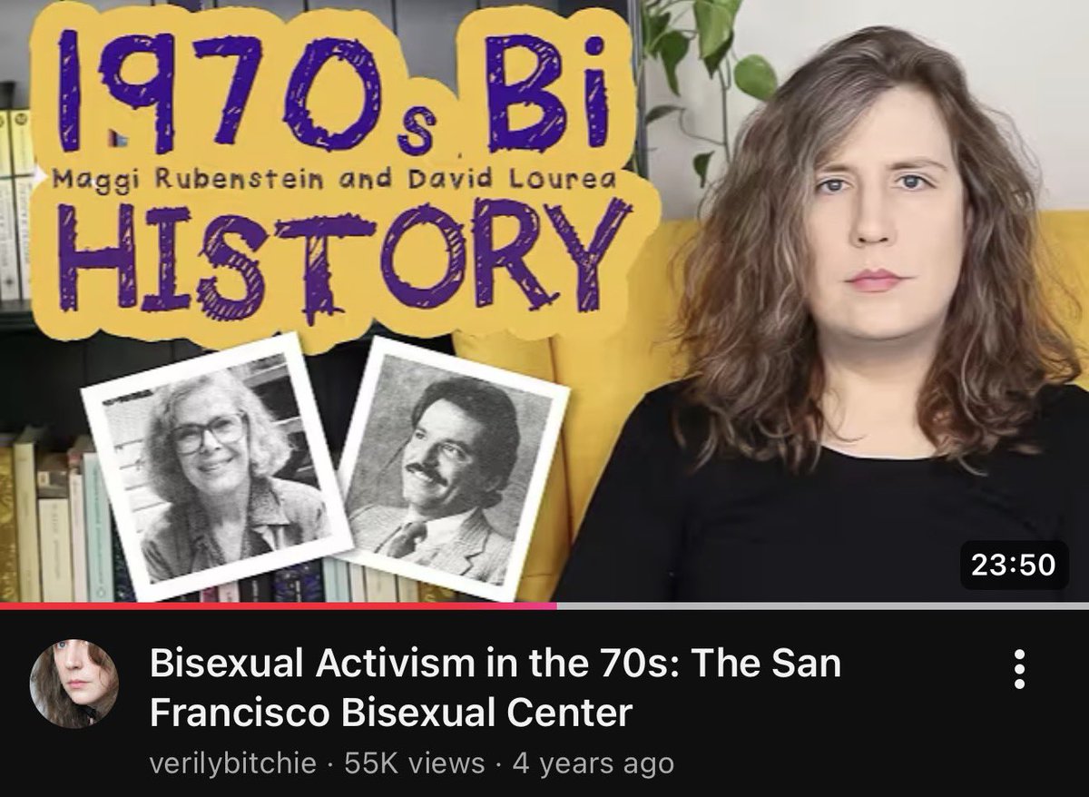 rawrthiaba's tweet photo. on Maggi &amp; her work + shameless verilybitchie plug on bisexual activism &amp; history of the Bi Center 
https://t.co/0ny8iZ2A1r https://t.co/VcqXUXx2PY