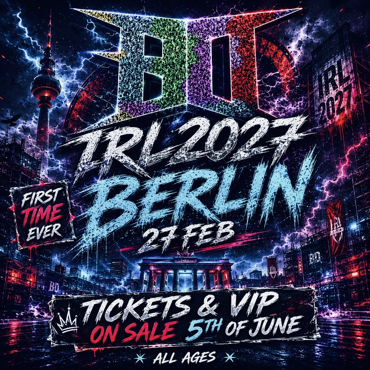 OfficialBLD's tweet photo. 🚨 BERLIN! First time ever!! https://t.co/biwpM3mqKi