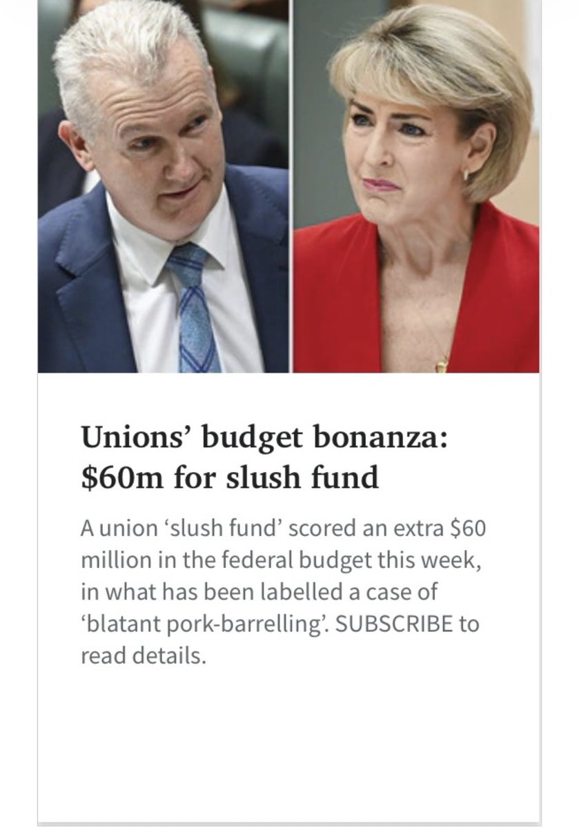 TheGoatTax60's tweet photo. @DaveDavos2 @AmyRemeikis @2GB873 @RealAndrewBolt @jamesmacpherson And was put there with buckets of union campaign money from the CFMEU and ETU, much of which was probably given through the Labor Budget processes by Albanese & Chalmers to the union movement from tax paid by us.
Labor has been giving our money to the unions back to 2012 & 2025 https://t.co/rPP1YD3KEX