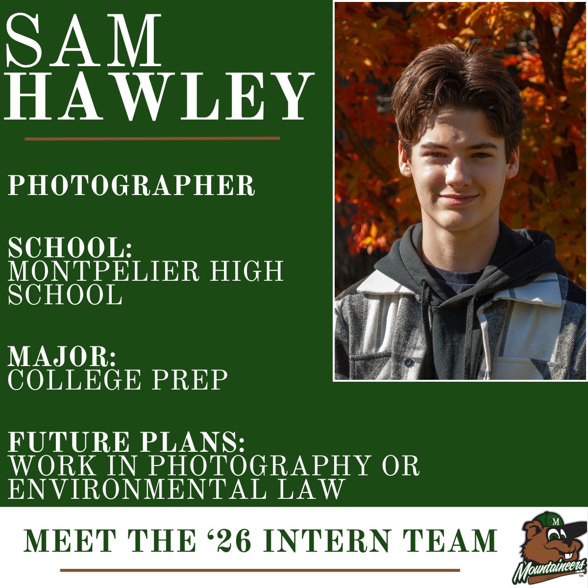 NeersBase's tweet photo. Join us in welcoming our first round of interns!!

We’re excited to announce that Sam Hawley is returning as the team photographer, while Audrey Trembreull and Jacob Nunnelly will join the team as camera operators.

Welcome to the team!

#NeersBase⚾️ https://t.co/lLvLegmvJH