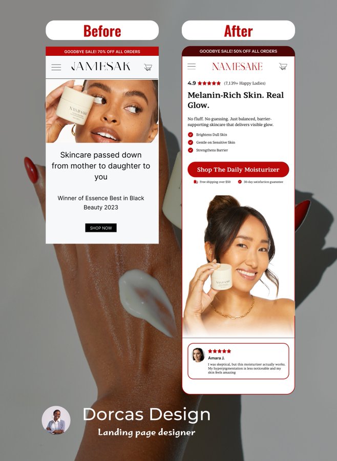 Dorcas Ecom | Shopify Landing Page Dev tweet media