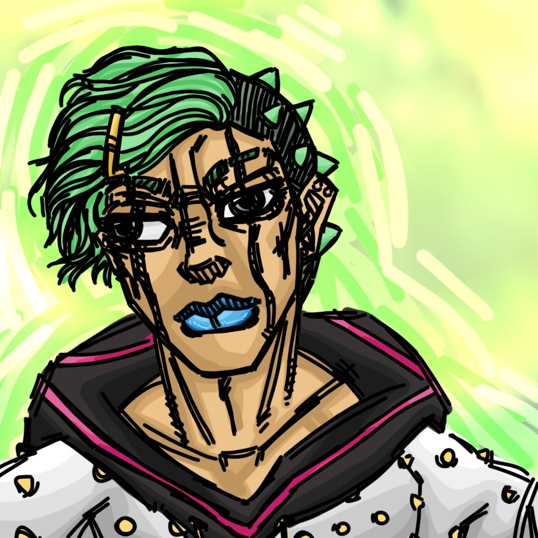 PalawanicusNo36's tweet photo. jobin arte

#jobinhigashikata #artㅤㅤㅤㅤ #jojolion #beetle #gay

//as i was doing the lineart i changed the direction of the eye and it looked like a lazy eye so i had to do a lazy eye version IM GIGGLINGGG https://t.co/WZWVr76boj
