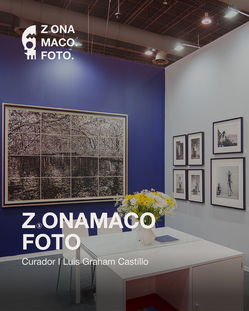 ZonaMaco's tweet photo. ZⓈONAMACO FOTO reúne propuestas que conciben la fotografía como una práctica situada, capaz de intervenir en los regímenes de visibilidad que organizan la experiencia.

Curador:
Luis Graham Castillo (República Dominicana)

🎟️ Las aplicaciones para galerías ya están abiertas.
📩 Solicita más información escribiendo a info@zonamaco.com 

Save the date:
3–7 febrero 2027
Ciudad de México 🇲🇽

#ZSONAMACO2027 #ZSONAMACOFOTO #ZSONAMACO #SEMANADELARTEZSONAMACO