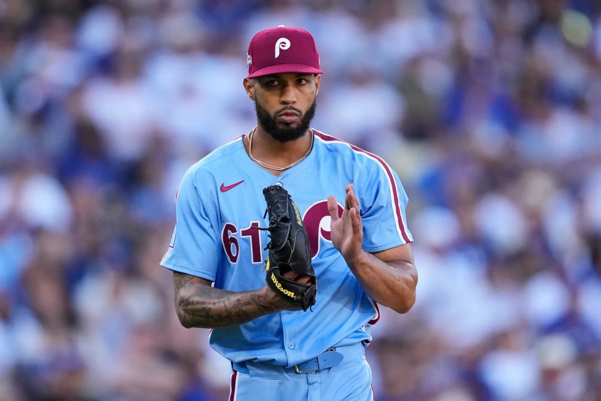 TheShift_Media's tweet photo. Historic month of May for Cristopher Sanchez. 

Zero earned runs allowed in 39 IP. https://t.co/VxsYbbkq5j
