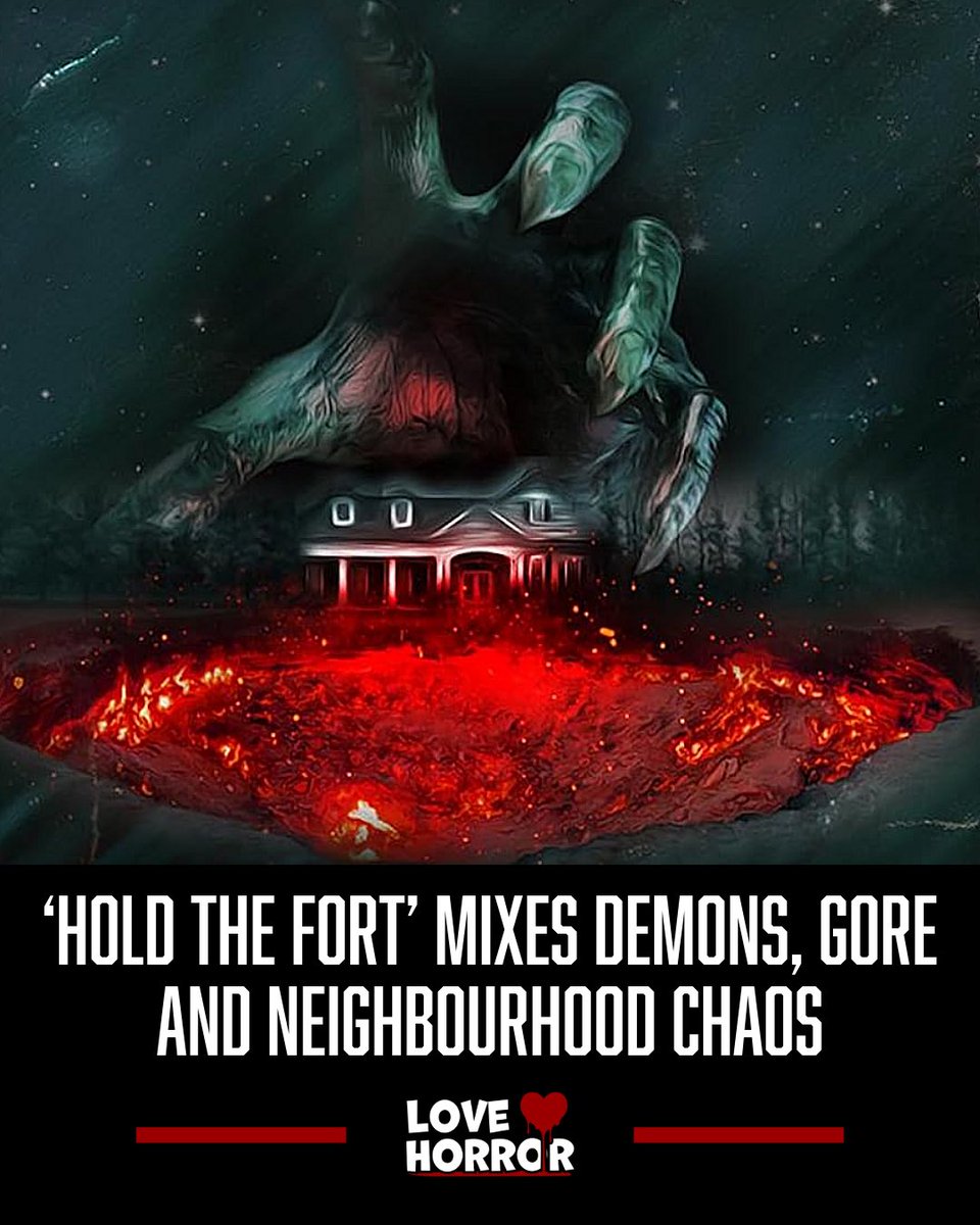LoveHorror's tweet photo. A suburban homeowners association becomes ground zero for demonic chaos in ‘Hold the Fort’, the horror-comedy from director William Bagley that is getting its digital HD release in June. https://t.co/ZzBlDOVcDe #holdthefort #movies https://t.co/J3oxrqxAzJ