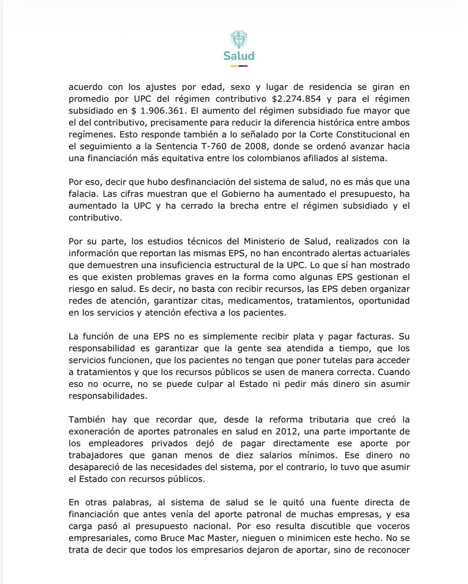MinSalud Colombia 🇨🇴 tweet media