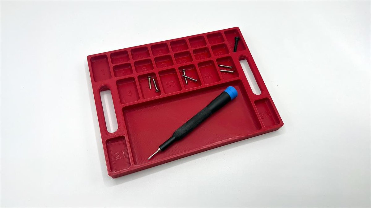 microcenter's tweet photo. Teardowns are a nightmare until you print a proper tray! Check out some of our favorite 3D printed trays to keep your tech projects organized on Micro Center News: https://t.co/saT5Jtr9sS https://t.co/vOP6nvHMn2