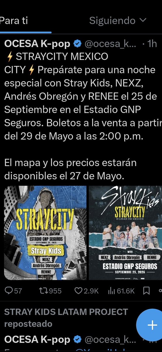 Cinthya143's tweet photo. Queremos precios justos..que @OCESA_total @Ticketmaster_Me 
Cumplan!! Si dijeron que hoy se darían los precios!!! 
#OCESADanosPrecios
#BoletosJustosParaSTAY https://t.co/lxAYF0TXeC