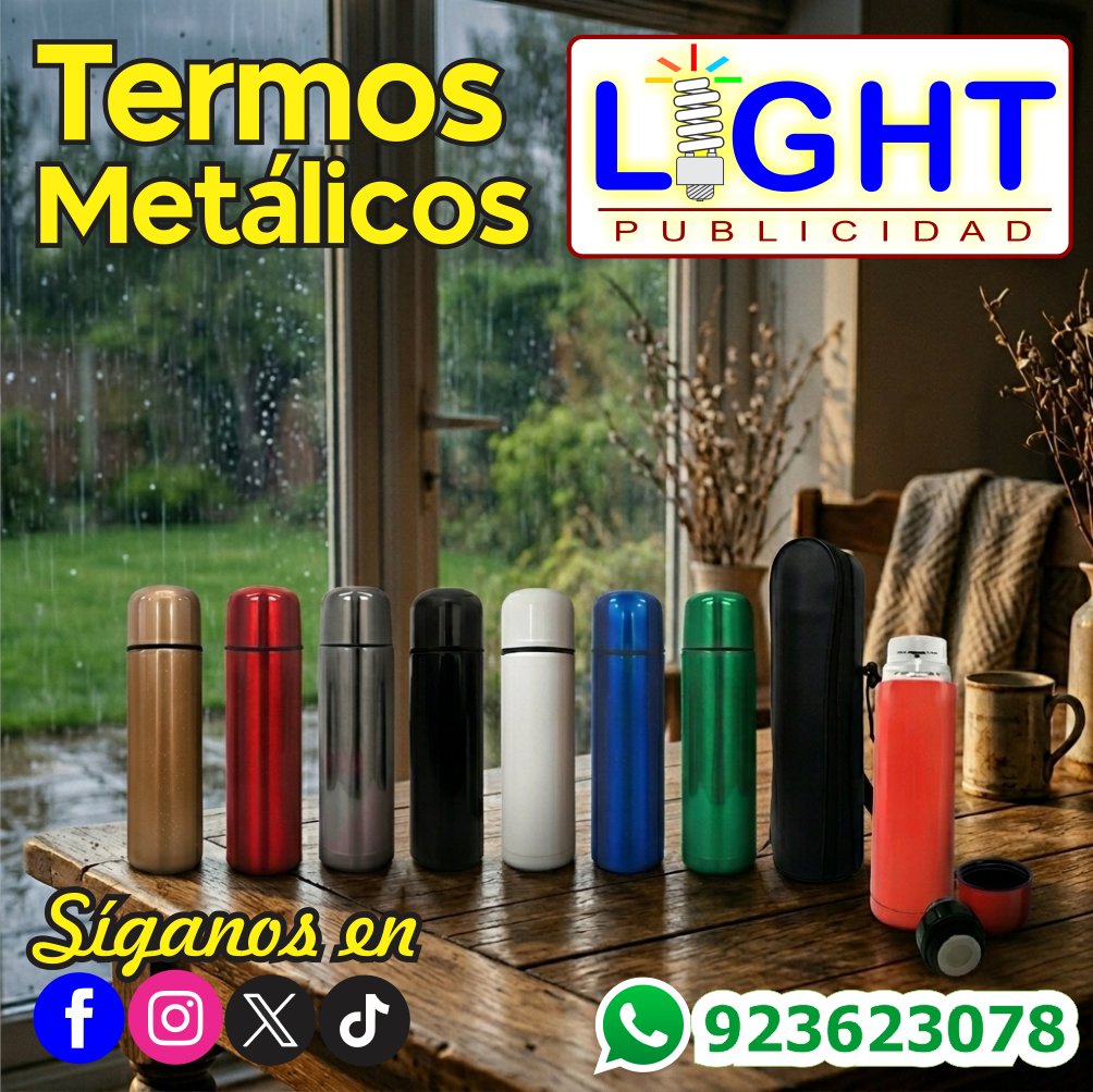 Light_Publi's tweet photo. @Light_Publi /#RUC 20600953908 /#termos #Metálicos /Cap 500ml /Incluyen #funda /Ped. Mín: 25unds /#WhatsApp 923623078 /#NuevosColores #Publicidad #Activaciones #Eventos2026 #DíaDelPade #ferias #Expo #marca #logo #Peru https://t.co/bN8oGfksT8