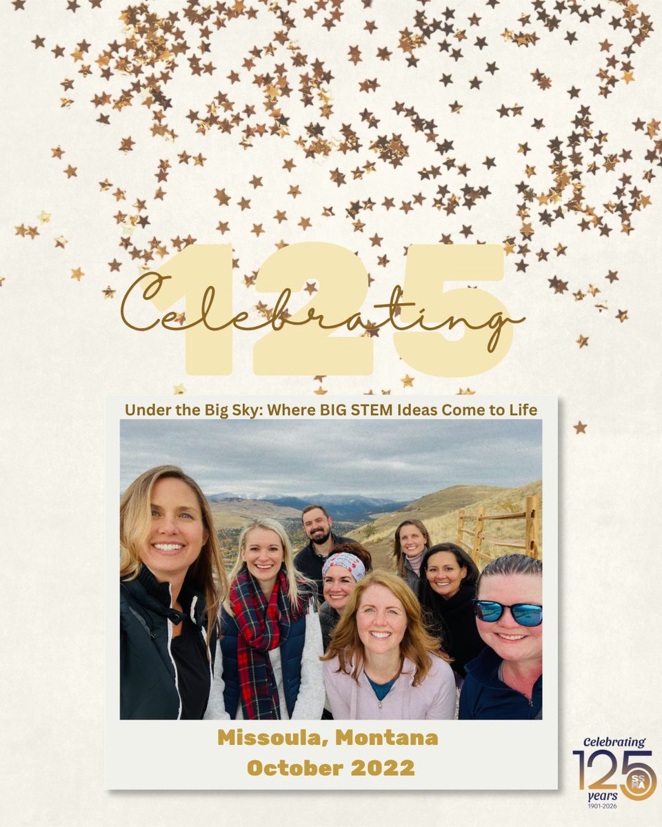 SSMA1901's tweet photo. We're sharing "favorite memories" to celebrate 125 years! Board member, Kristin Cook, on SSMA 2022: “A group of us walked up the nearby hill overlooking the city. It was my first SSMA conference, and I loved learning that the SSMA crowd not only worked hard but played hard, too!” https://t.co/8CPdWtIP6S