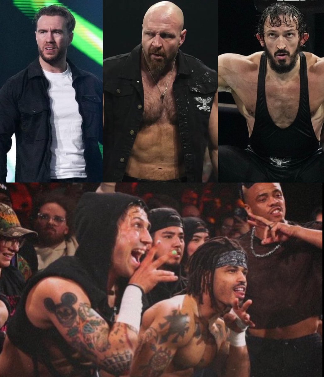 WrestlePurists's tweet photo. 🚨 JUST ANNOUNCED

WILL OSPREAY, JON MOXLEY &amp; PAC VS. THE RASCALZ TONIGHT!

#AEWDynamite https://t.co/ADDvf97Ucv