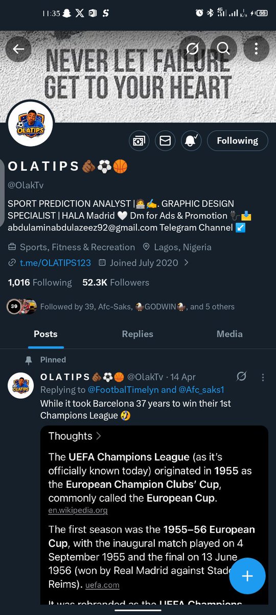 FantasticKelly9's tweet photo. @OlakTv @39billion Senior man abeg 
8164987814
Opay
@OlakTv 
@39billion thank you https://t.co/VoaqShaQI3