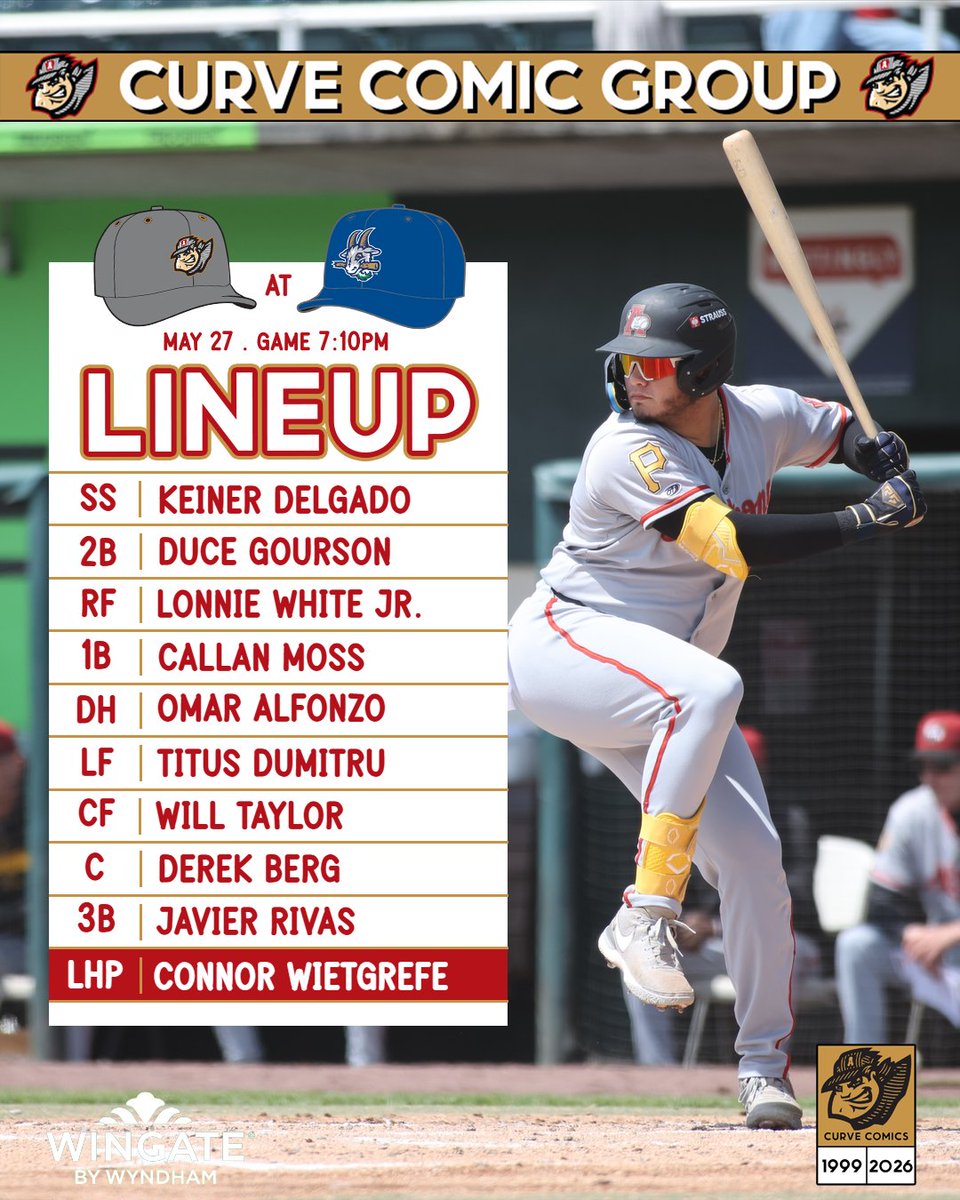 AltoonaCurve's tweet photo. First pitch at 7:10p tonight in Hartford! https://t.co/L4SBINGPCA