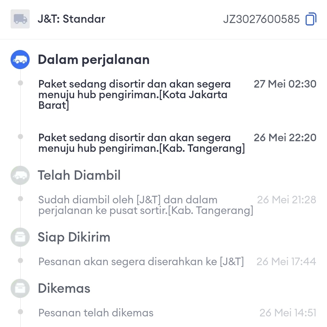 lifeofamel's tweet photo. @jntexpressid tolong kenapa yaaa nomor resi saya dari lazada ngga bisa dilacak di jnt nya?????????????? https://t.co/zcL7OwiSWt