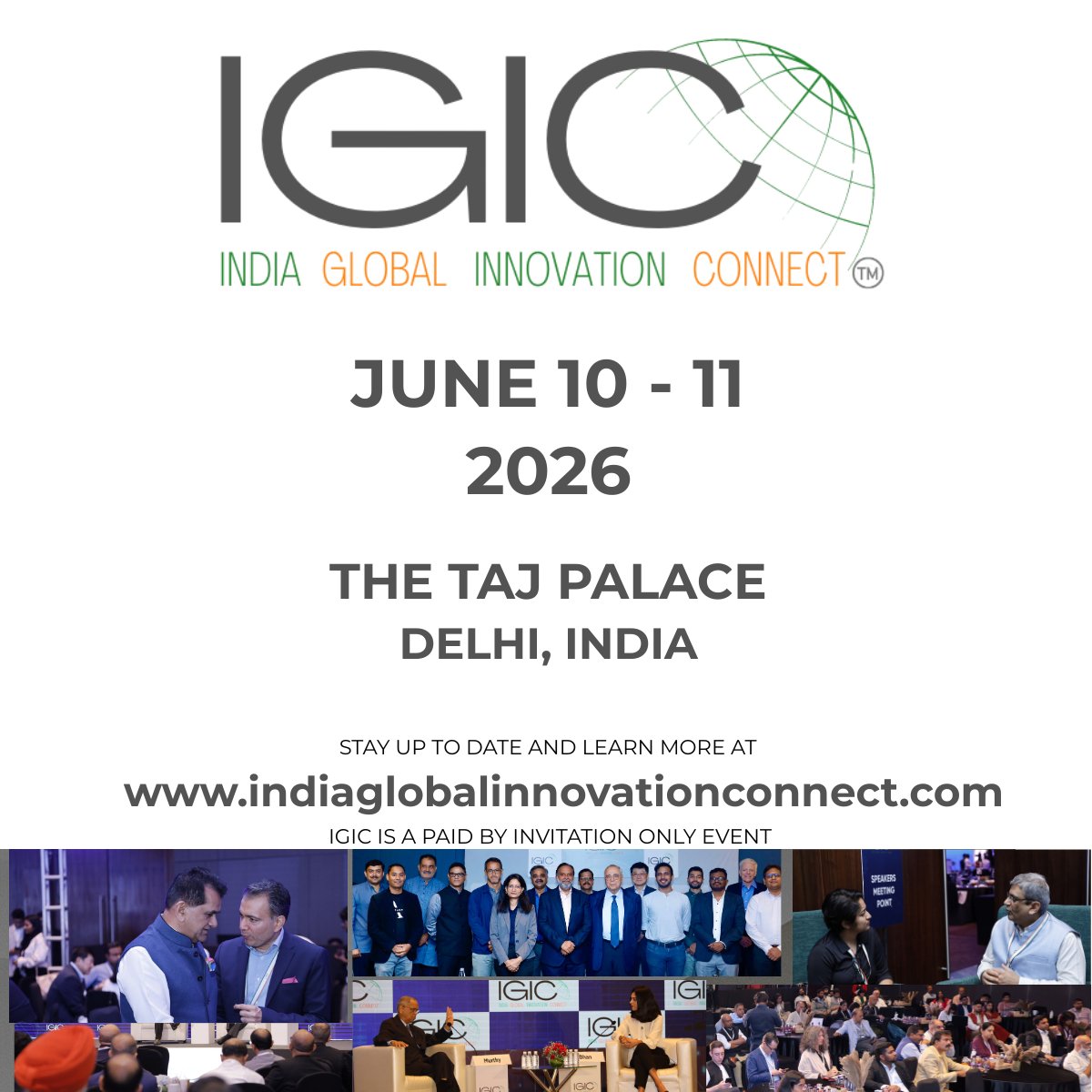 InInIn3I's tweet photo. IGIC 2026 takes place at The Taj Palace, Delhi, June 10 -11 2026
Event website here: https://t.co/l0jGFUawhh 
Register here https://t.co/51uINAFPnj 
Seats are limited - sign up now!
 #IGIC26 #IGIC2026 #networking #business #startups #delhi #VCs #innovation #technology #india https://t.co/CkMRu28Tk8