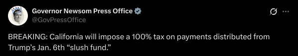 RealIAmFruit's tweet photo. Thank you, @GavinNewsom, for your attention to this matter.
https://t.co/yN2A3nvVCb https://t.co/6Hqu9fMD1z
