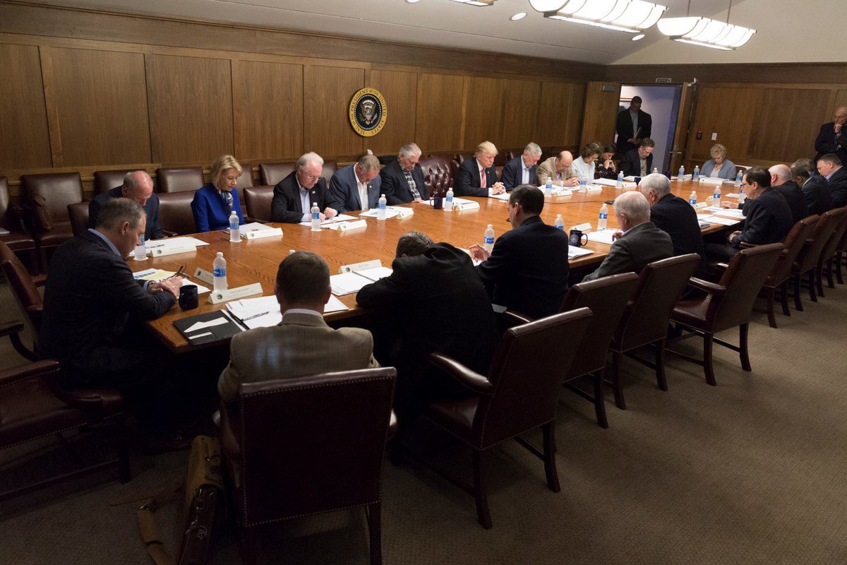 CFergusonbooks's tweet photo. Occasionally presidents will schedule a full Cabinet meeting at Camp David. The first to do so was President Eisenhower who held the first ever Cabinet meeting at Cam David which was also his first Cabinet meeting following his heart attack https://t.co/MktfNRbkAv