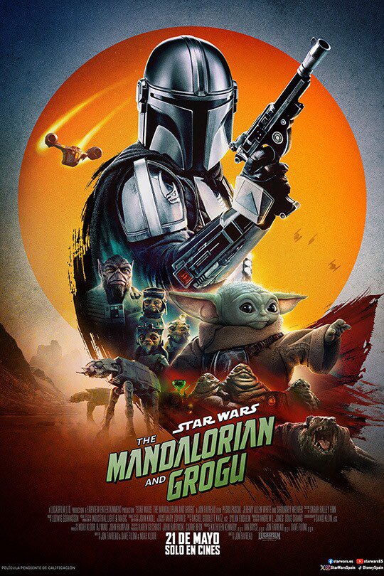 FalconX's tweet photo. #TheMandalorianAndGrogu
Favreau regresa a los orígenes de la saga, aventura con toques de western espacia y personajes hecho con efectos prácticos, como Grogu. Al ser una extensión de la serie conserva una estructura episódica que afecta el ritmo. Vale la pena verla en IMAX. https://t.co/vbVlnIdlh2