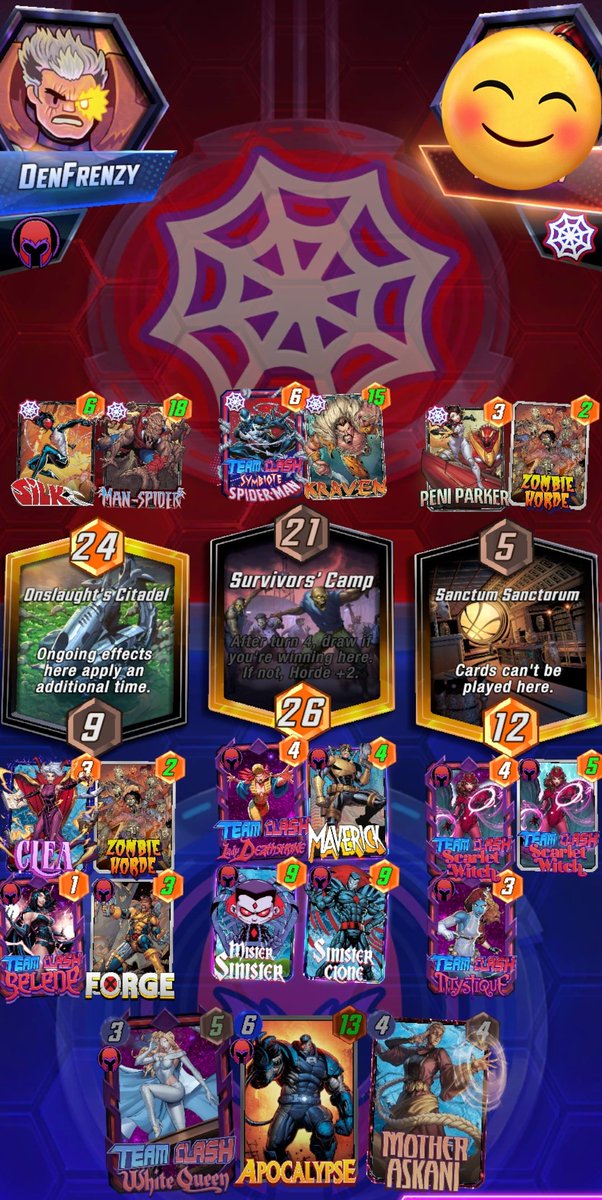 MyCBCollection's tweet photo. Not sure what it is about Team Clash this time around but I hate playing every deck except Brotherhood. https://t.co/FBK2LvgT6F