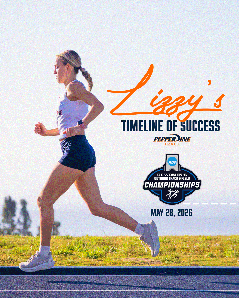 PepperdineWaves's tweet photo. Levels to this 📈

Check out Lizzy's record-breaking journey ahead of her race tomorrow in Fayetteville ⬇️ https://t.co/zYc59ZhnoA