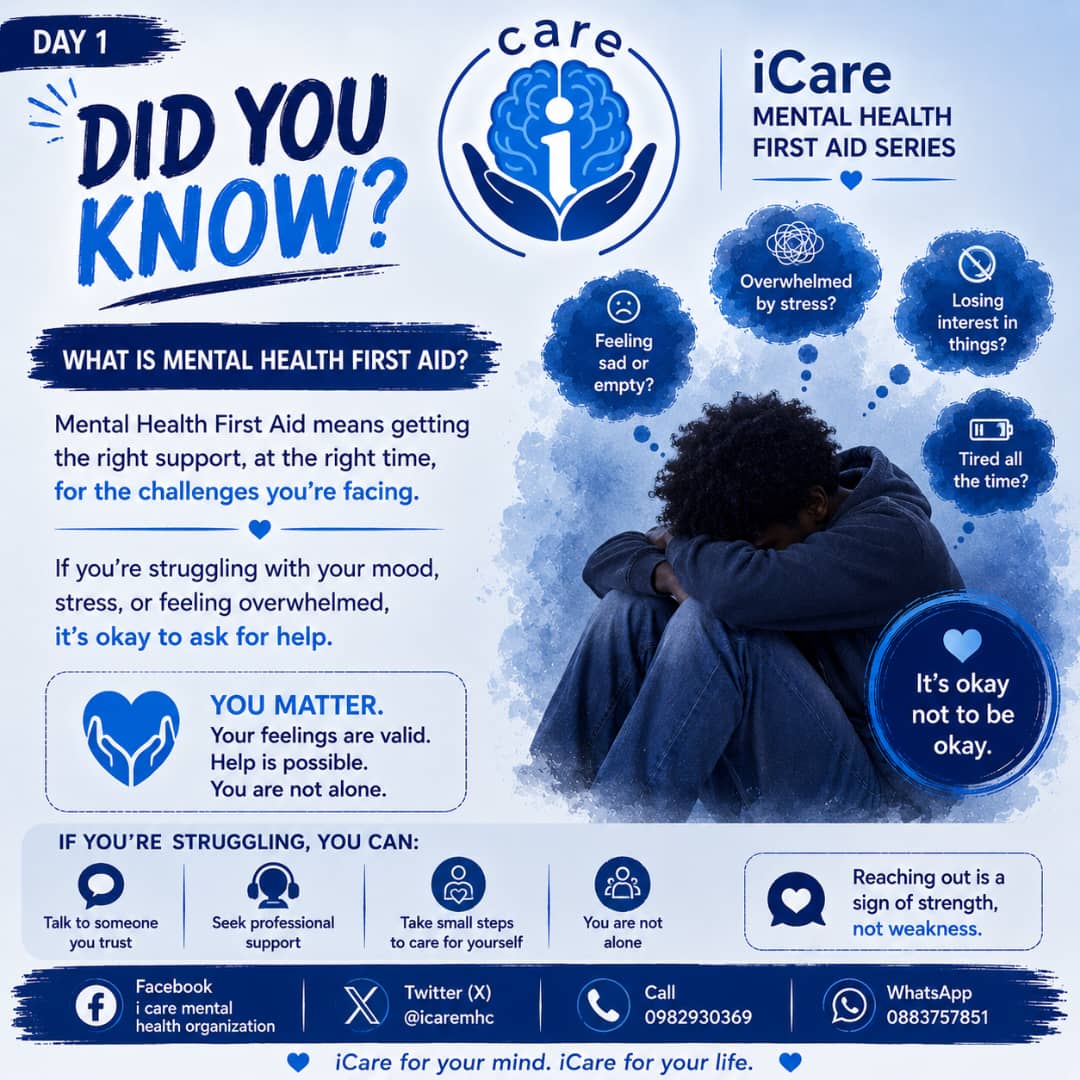 icaremhc's tweet photo. It's okay not to be okay, talk to someone https://t.co/T83kEMZERy