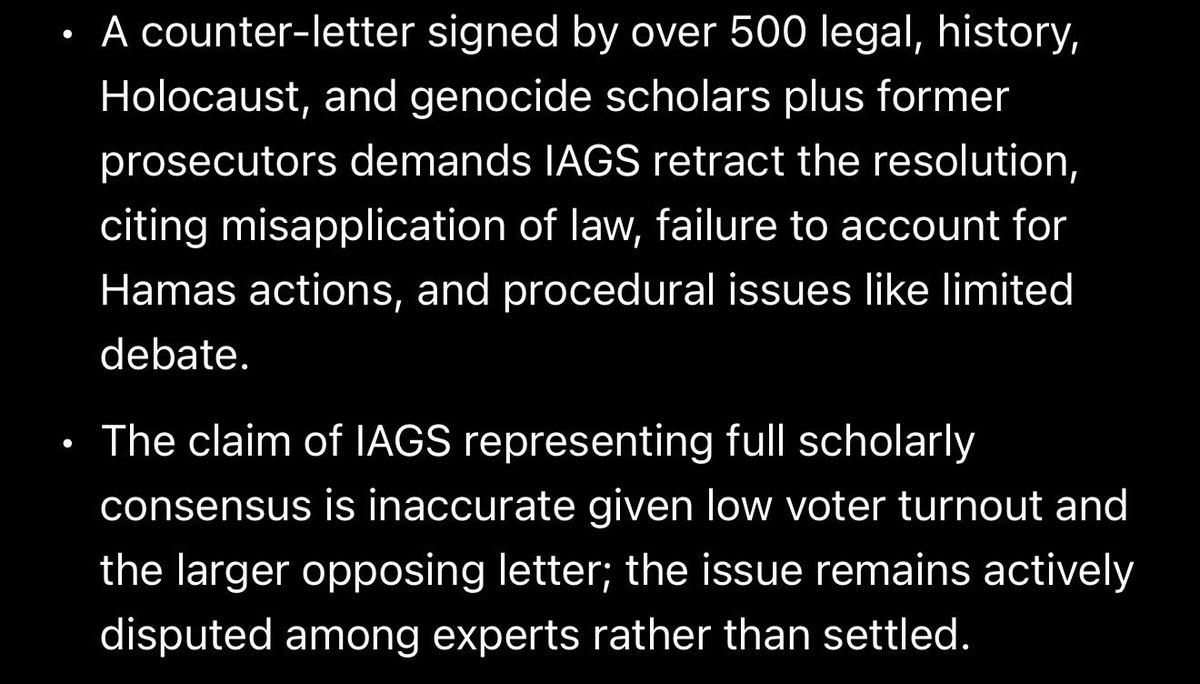 RayDomano's tweet photo. @bobbyknucksss @satchmorian @KKossoi @PierrePoilievre So you haven’t read or looked into the letter I shared at all eh?

500+ legal, history, holocaust, and genocide scholars along with former prosecutors all signed the letter demanding the retraction. https://t.co/jYQpFa3jYK