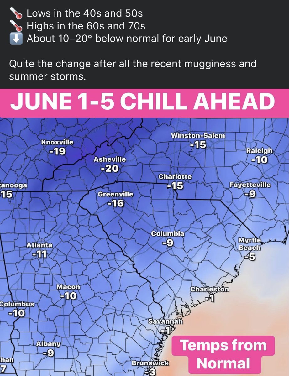 maybeitsgrace's tweet photo. as a summer hater that wants 60-70 degrees year round this is the most beautiful news i could’ve gotten https://t.co/zEKCgavy8d