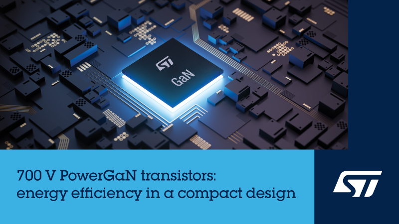 ST_World's tweet photo. 📢PowerGaN portfolio gets extended: we are introducing new 700V PowerGaN devices to deliver high efficiency and power density to high-voltage power supplies. Read more➡️https://t.co/DCDvxXooSq https://t.co/8wSvyWGcIh