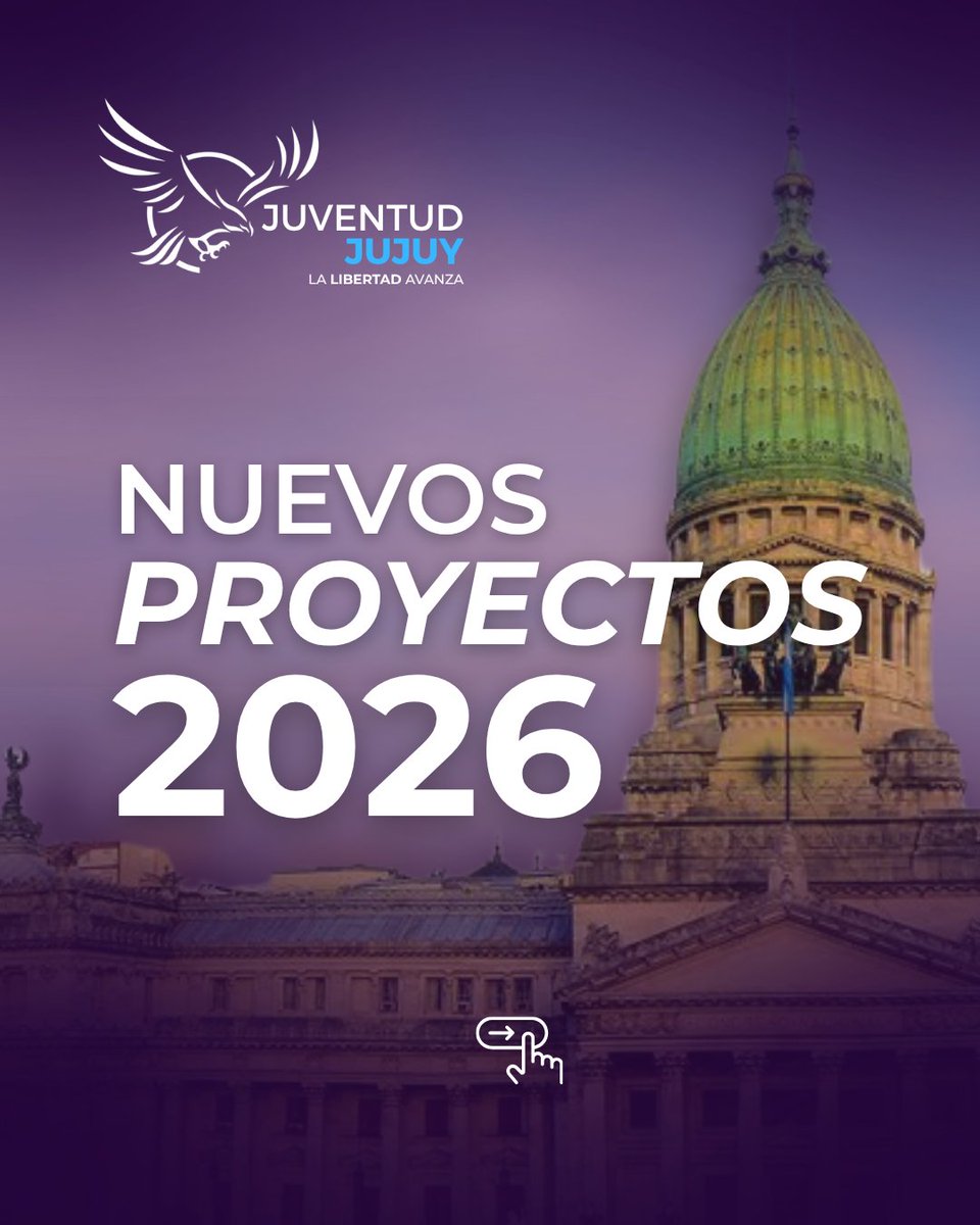 JuventudJujuyLA's tweet photo. Estas son los proyectos clave que impulsamos desde La Libertad Avanza en el Congreso, para desregular la economía, transparentar el Estado y garantizar tu libertad.

¡Mirá las placas y compartí! 👉 https://t.co/yY7nQLsTgO