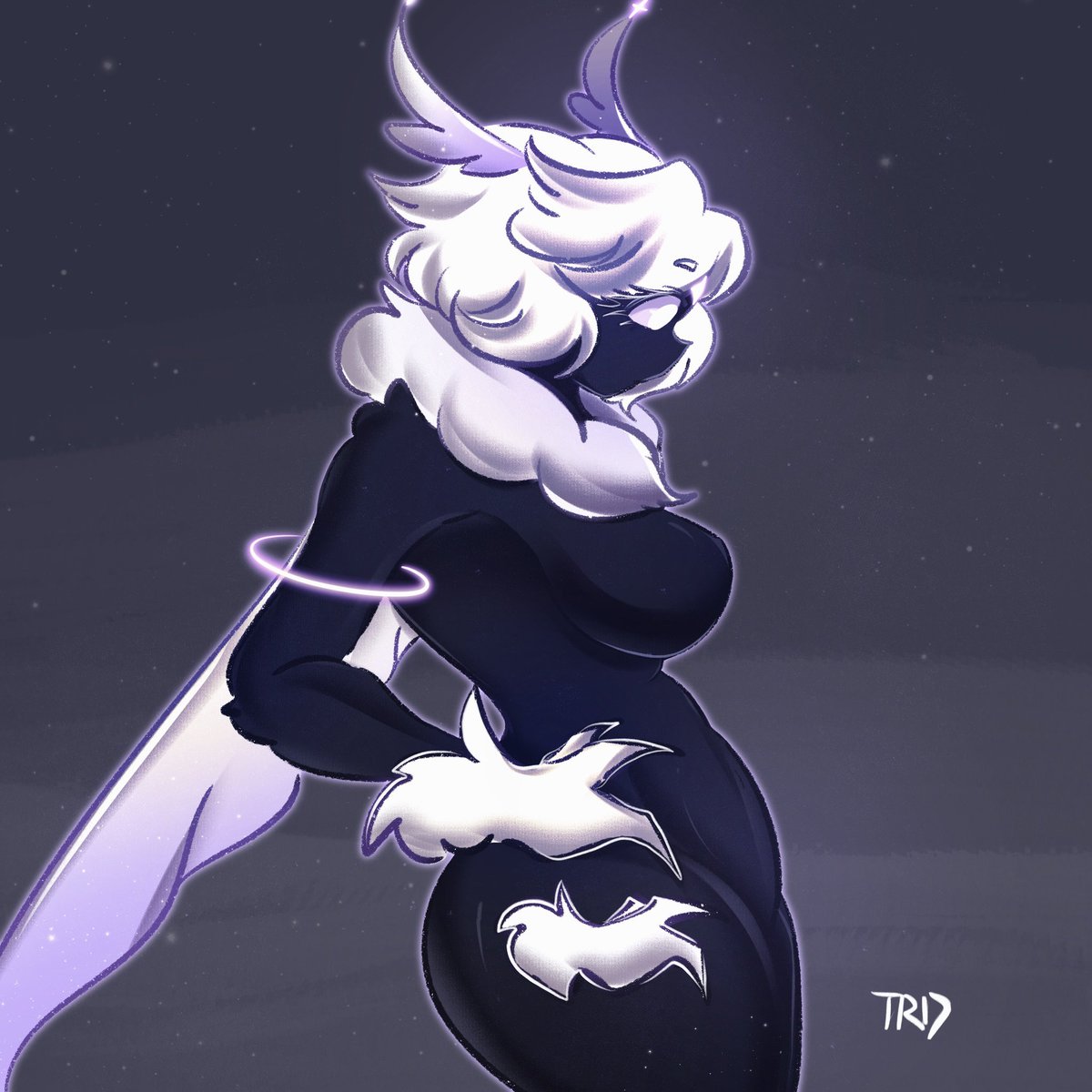 trd_yo's tweet photo. Glimmer after… I think years??? 🖤 #oc https://t.co/67w0fX4g0S