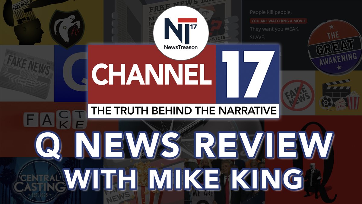 NewsTreason's tweet photo. 📺 LIVE TONIGHT! MAY 27, 8PM EDT
Q News Review w/ Mike King #95: The Sum of All Fears Play | America 200 vs 250 | New Book! The Geocentric Universe

Each week, Mike @TomatoBubble  joins Dave to discuss a selection of current events and explain how they connect the Q operation. Mike integrates his extensive knowledge of our true history to help frame present developments into the context of The Great Awakening.

https://t.co/40UdJ8v0nh