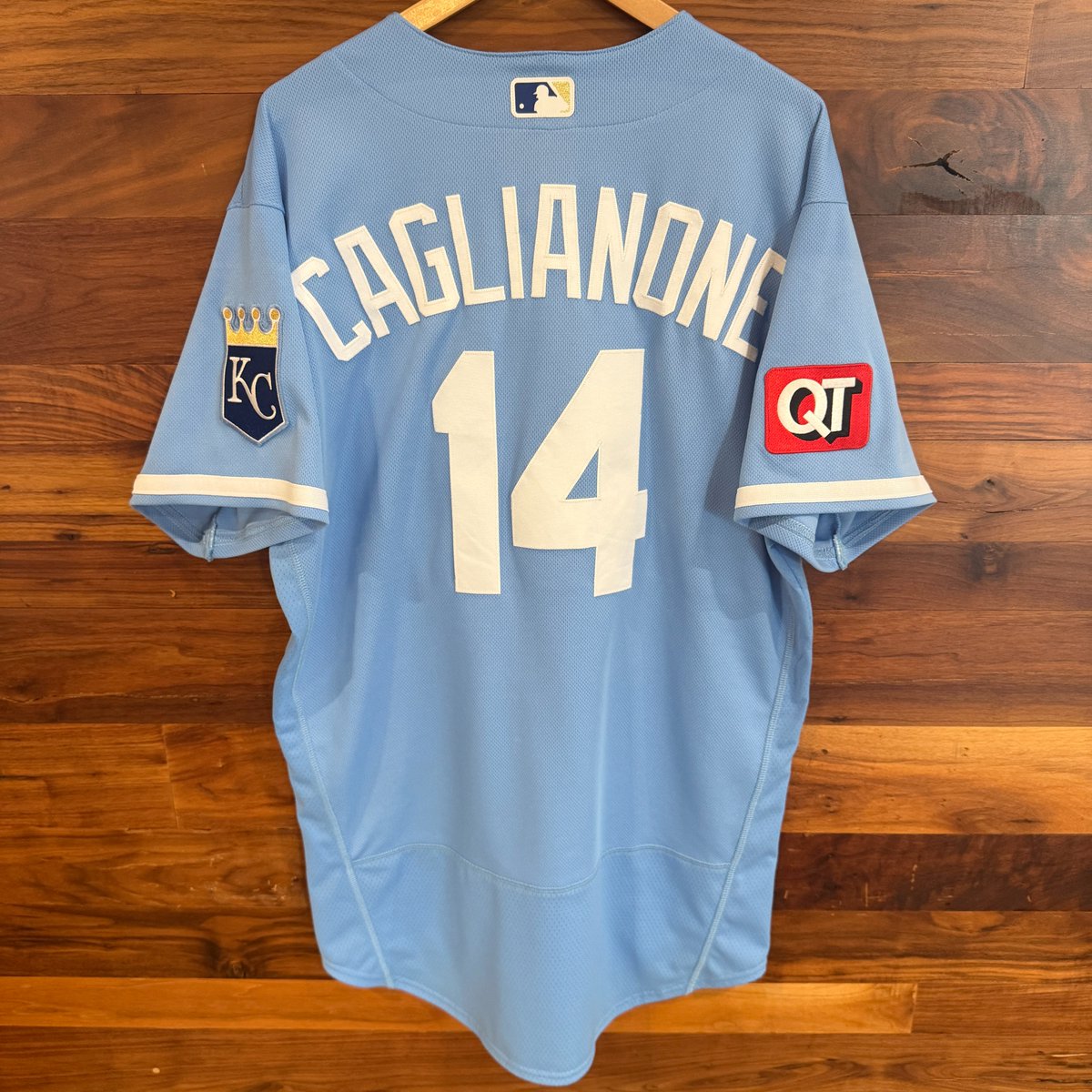 RoyalsAuthentic's tweet photo. Our auction is live and ready for bids! Visit https://t.co/00w7gzfSeX to see all these game-used jerseys and more! https://t.co/oVo8vtw7pf