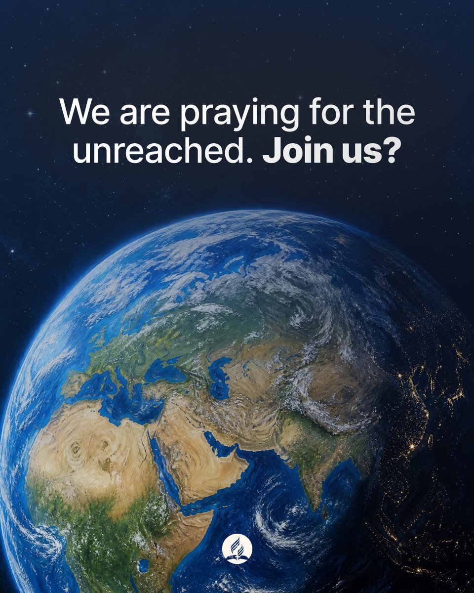 adventistchurch's tweet photo. Just because there are people in the world who don't know Jesus doesn't mean God isn't at work. There may be someone in your family or your home who doesn't yet know and trust Him, but we do. We are praying for them today. Will you join us? Leave a comment. https://t.co/CakaLVAoGf