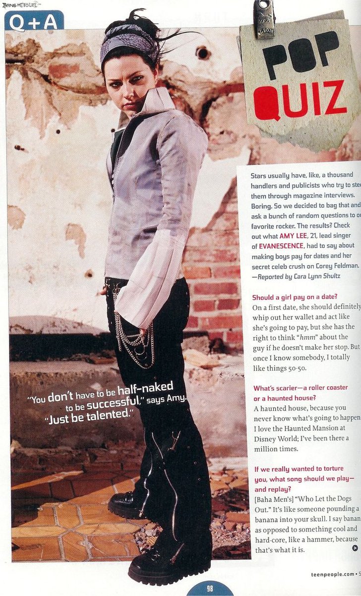 emilinh4's tweet photo. amy lee fashion icon https://t.co/z9yRCOR54b