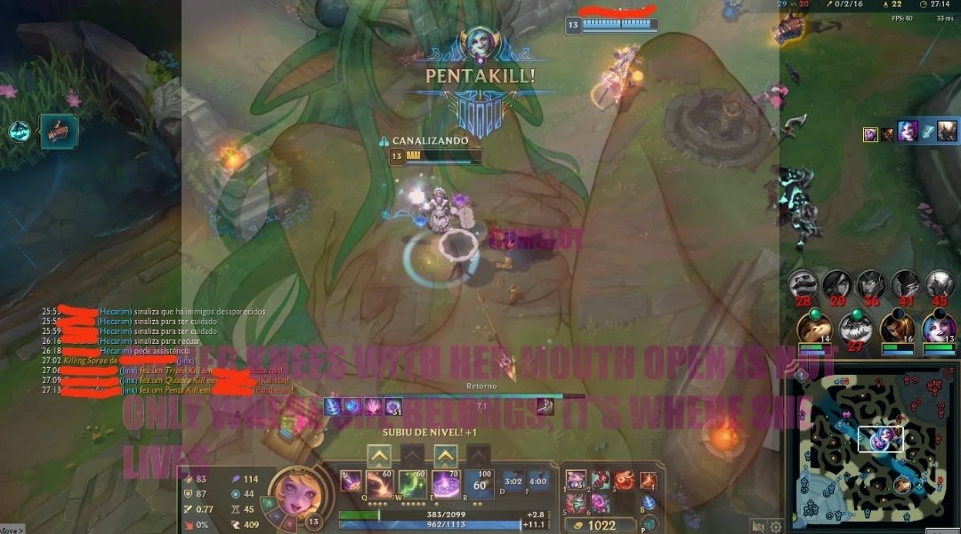 Healslut_Lily's tweet photo. For every #healslut out there, I hope this program helps you! This is what I use to play my league games and make my screen look like this. I didn't make the program (credits to the creator) but I organized the images for everything. I hope you all enjoy! https://t.co/PCaQfyQ23q https://t.co/IGfxejwTQt