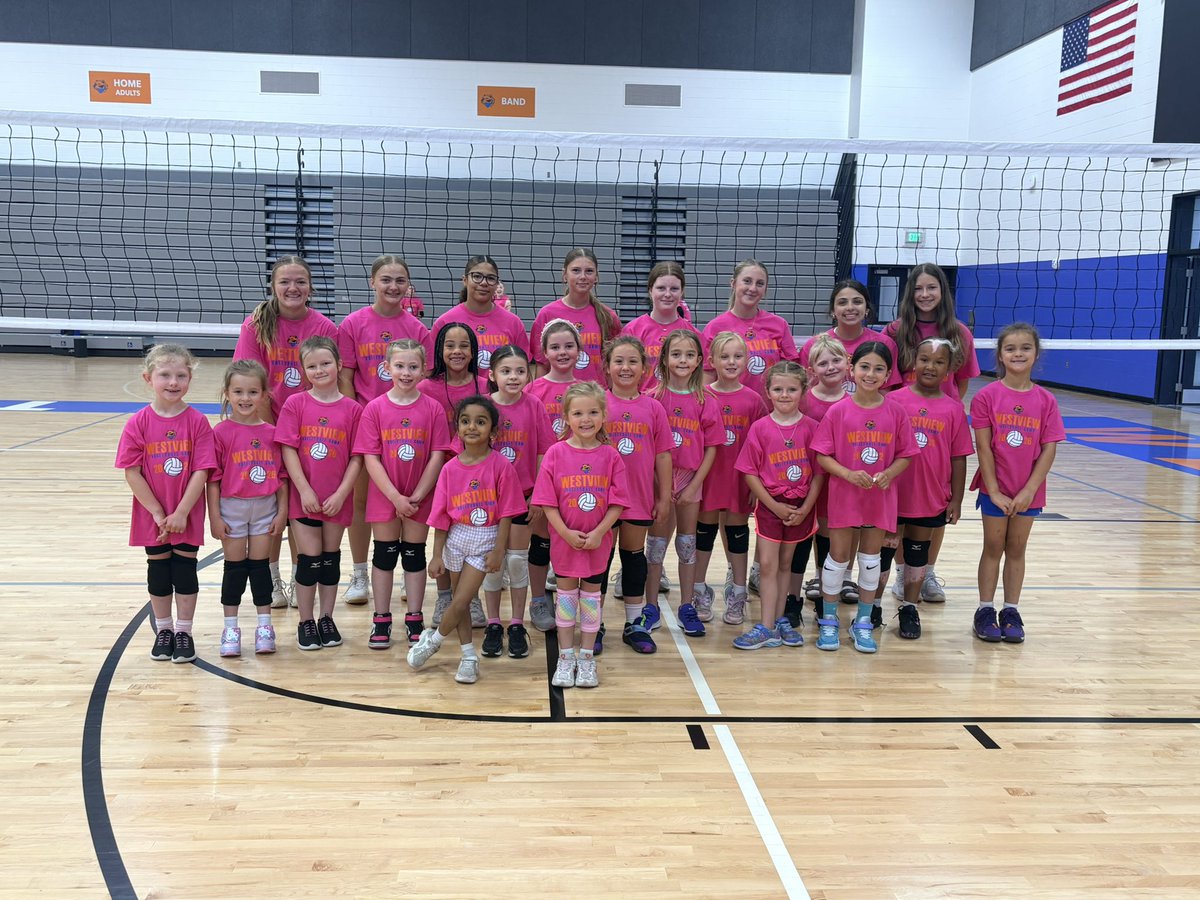 OPS_WestviewVB's tweet photo. Kids Camp ✅

We all had SO much fun! We love seeing so many of you return year after year while also meeting new faces. Hope to see you at some games in the fall! https://t.co/ggC6e1niOX