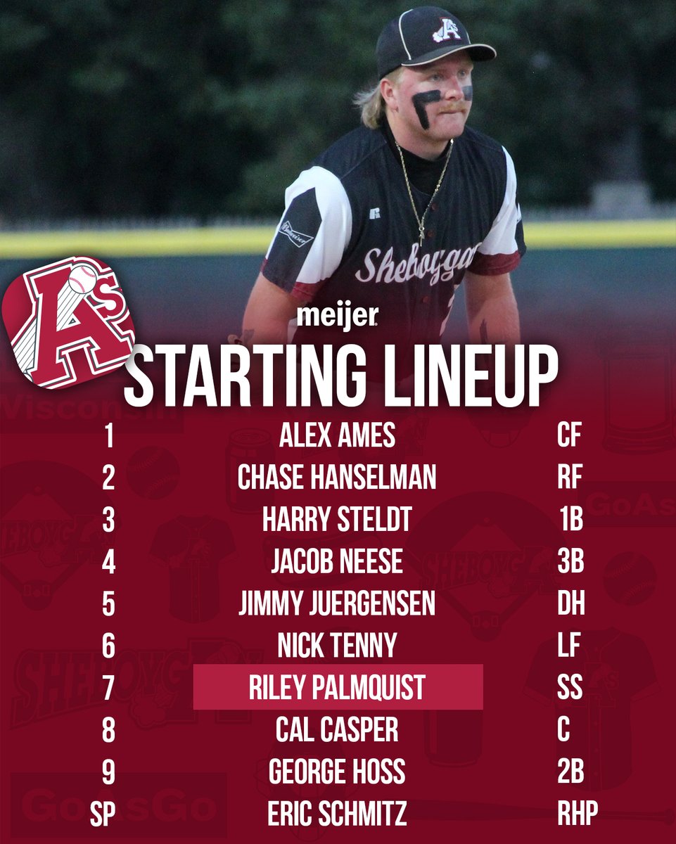 shebbaseball's tweet photo. Your Opening Day starting lineup! #GoAsGo https://t.co/OfFw4FWBmy
