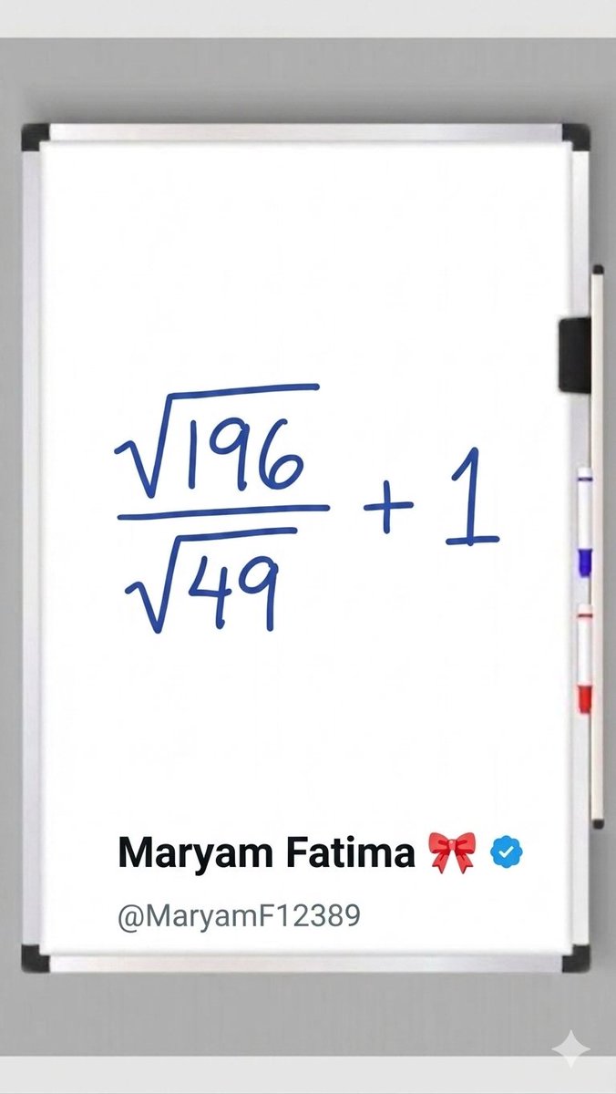 MaryamF12389's tweet photo. Looks simple at first glance 😏
But math always has a hidden twist 

Can you solve it correctly???? https://t.co/23dJNDxJvV