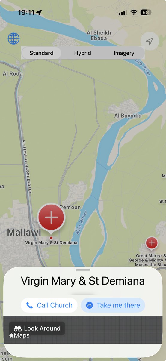 CopticFind's tweet photo. Added Virgin Mary &amp; St Demiana in MALLAWI, Minya, Egypt. https://t.co/aBgrLw8Z7A