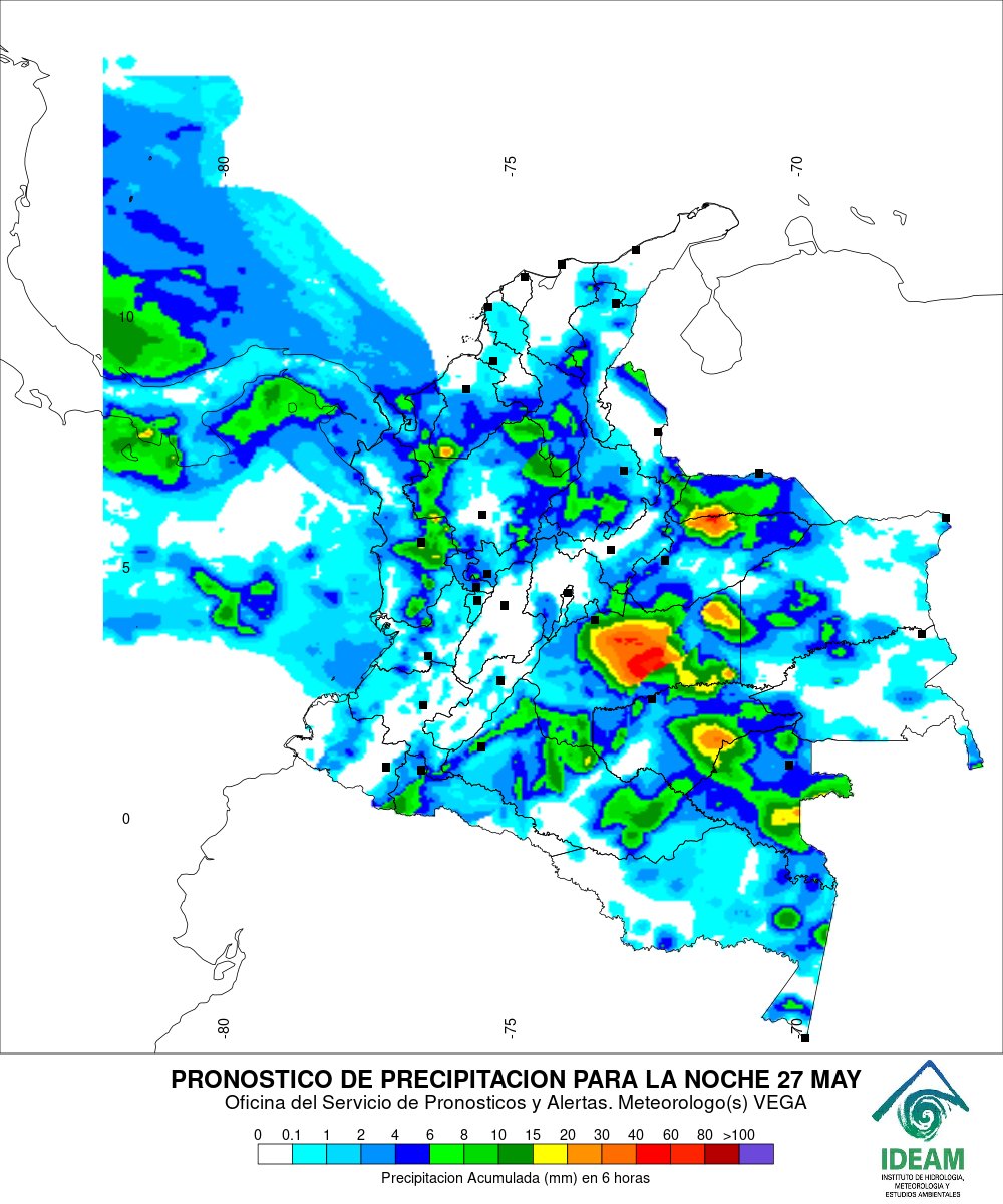Ideam Colombia tweet media