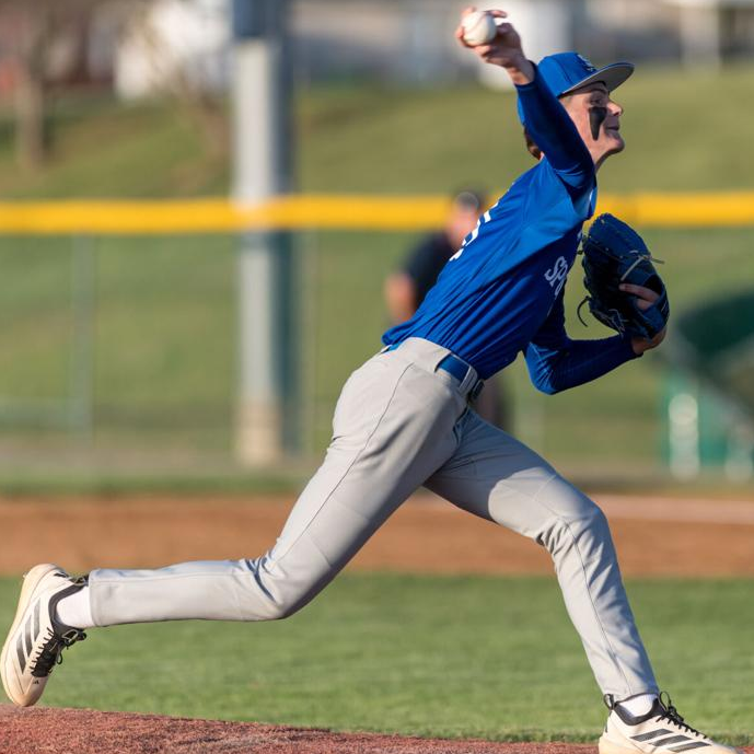VTCody's tweet photo. Sophomore ace Ty Howard is the Valley District Baseball Player of the year, while head coach Marcus Davis is Coach of the Year. Trailblazers won their fifth district title in six seasons. #VHSL https://t.co/AKRcSYcho9