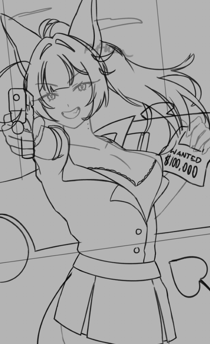 PytheaEriopalid's tweet photo. dunno if this is interesting to anyone but here was my process for this drawing from thumbnailing to final (before post processing)! https://t.co/3RkFXOtwYf
