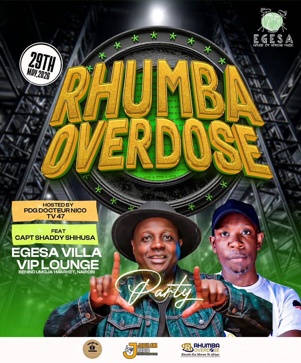 Pdgnico's tweet photo. Rhumba Overdose party at @egesa vvip lounge on Friday 29th https://t.co/hJwfZHFUsC entry https://t.co/vTfldudT7Q