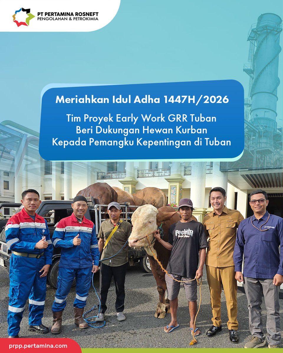 pt_prpp's tweet photo. Sob, sebagai Fungsi di Direktorat Infrastruktur, Proyek, dan Asset Integrity PT Pertamina Patra Niaga yang mendapat mandat untuk mengelola area yang akan dibangun fasilitas kilang GRR Tuban, https://t.co/8rA2yqK7a3