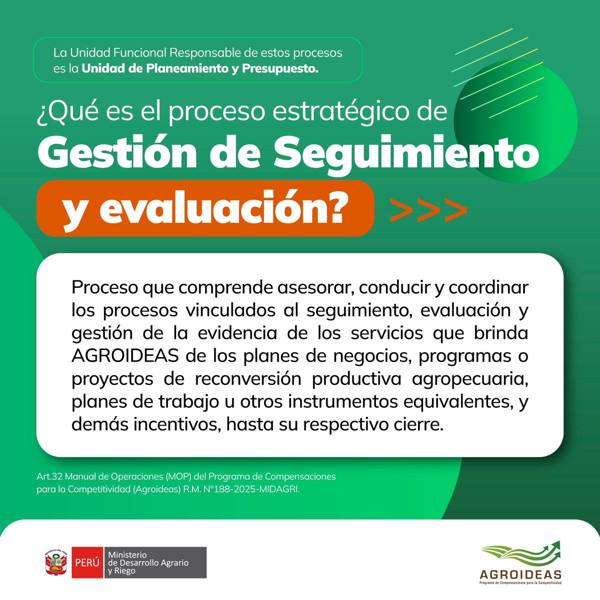AGROIDEASPeru's tweet photo. Detrás de cada proyecto agropecuario exitoso hay estrategia. 🎯 La Gestión de Seguimiento y Evaluación es el motor encargado de asesorar y monitorear los incentivos de Agroideas.
✅Orden, eficiencia y transparencia con miras al crecimiento del campo. 🇵🇪💼 https://t.co/nfb23KAV3s