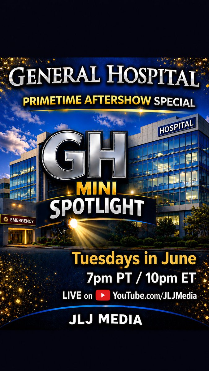 jljmedia1's tweet photo. BIG NEWS! For the month of June we will only be on Tuesday Nights Live! Starting June 2nd! @happygojackie @daytimetoday #gh https://t.co/3huJ8PMWjR