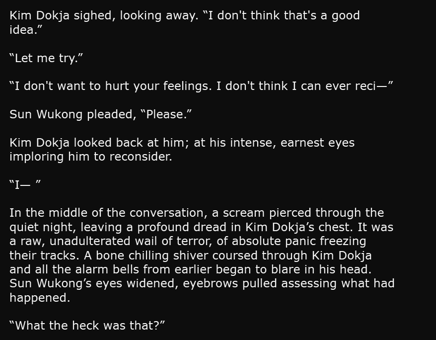 Clitja's tweet photo. #plotja  #orv wip wednesday Friday 13th AU
18.3 k words right now barely lol Try to guess who arrived at the camp ;) https://t.co/1BsUlA17h5