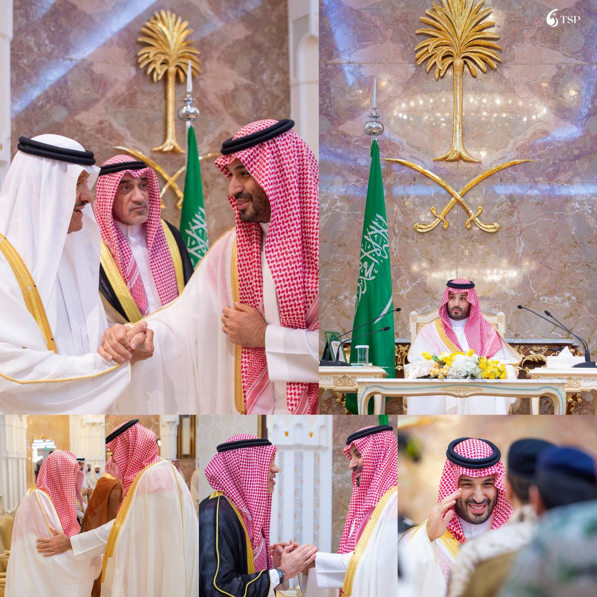 ولي العهد الأمير محمد بن سلمان يستقبل المهنئين بعيد الأضحى