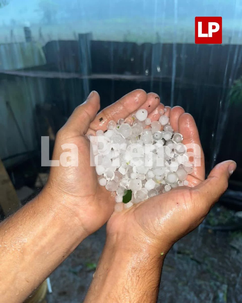elcorpustv's tweet photo. El clima se volvió loco en Intibucá: Una intensa e inesperada granizada pintó de blanco a Yamaranguila. ¿Ya viste las fotos? 🥶👇

#ELCORPUSTV
#ElCorpusTvNoticias https://t.co/nNcSkOCRZj