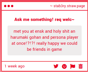 stab3ry's tweet photo. OMG HELLO HARUMAKI PRSK AND PERSONA FAN !!!.. its been a week so idk where you are in my friend page.. who are you twin... please https://t.co/LkCJrW0o0O